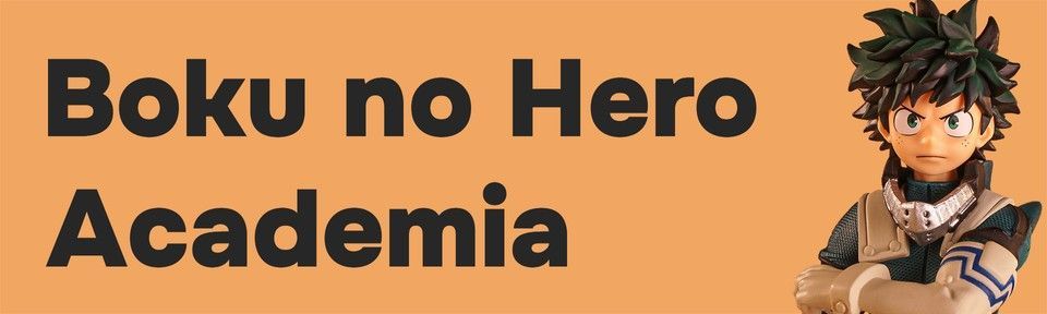 Всі аніме фігурки по фендому Boku no Hero Academia