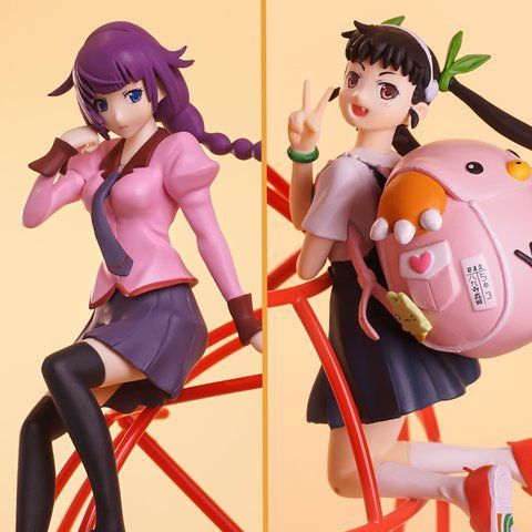 Hachikuji Mayoi and Senjougahara Hitagi - Monogatari Series (Owarimonogatari ver.)